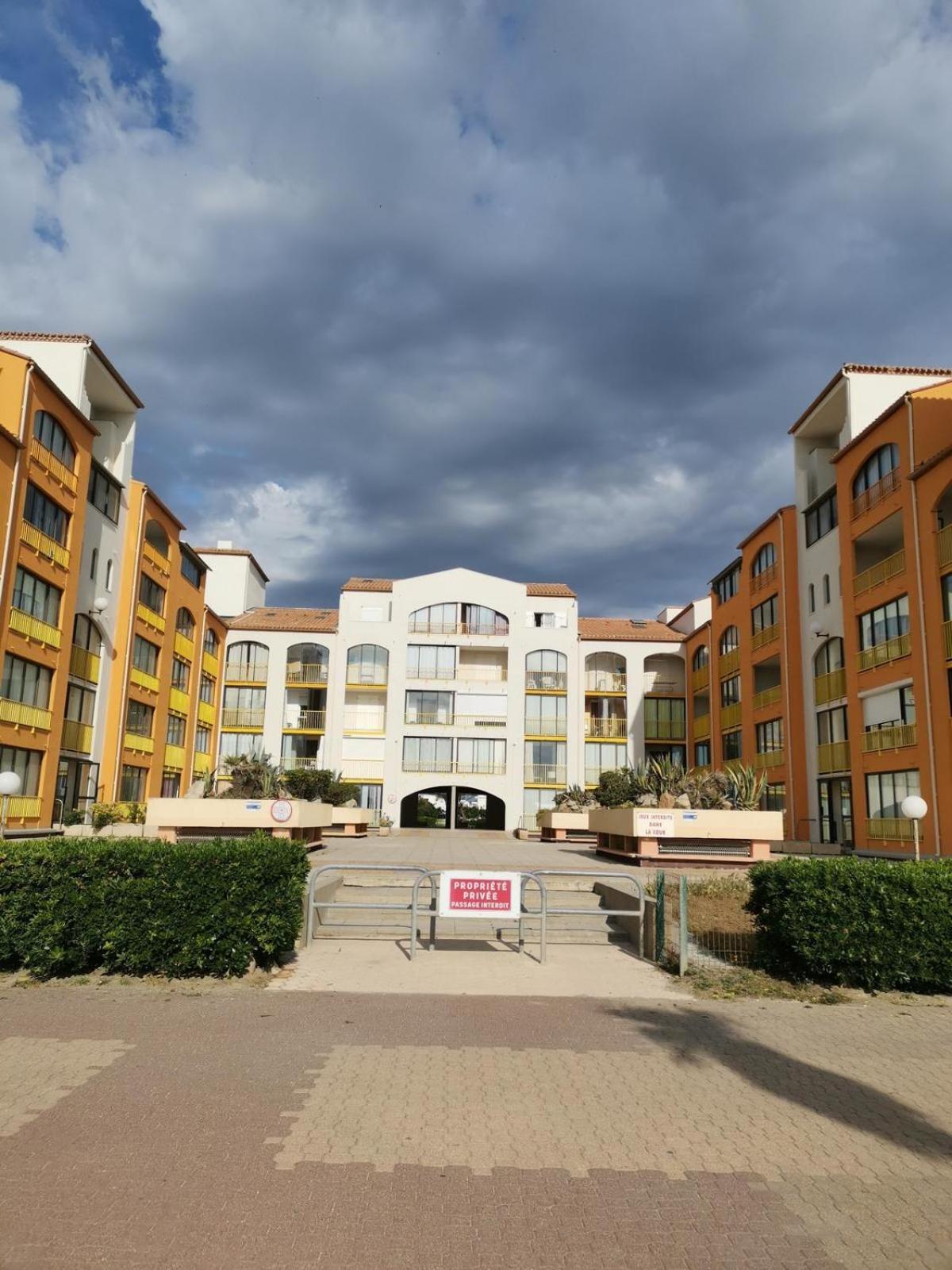 Appartement Vue Mer,Acces Direct Plage,Fibre,Clim,Parking Public Gratuit Le Barcares Exterior photo