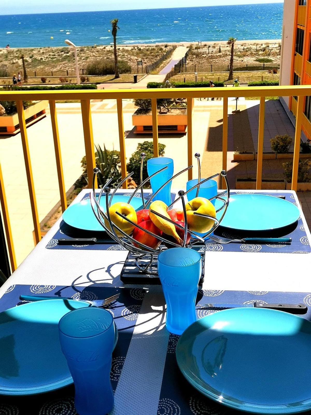 Appartement Vue Mer,Acces Direct Plage,Fibre,Clim,Parking Public Gratuit Le Barcares Exterior photo